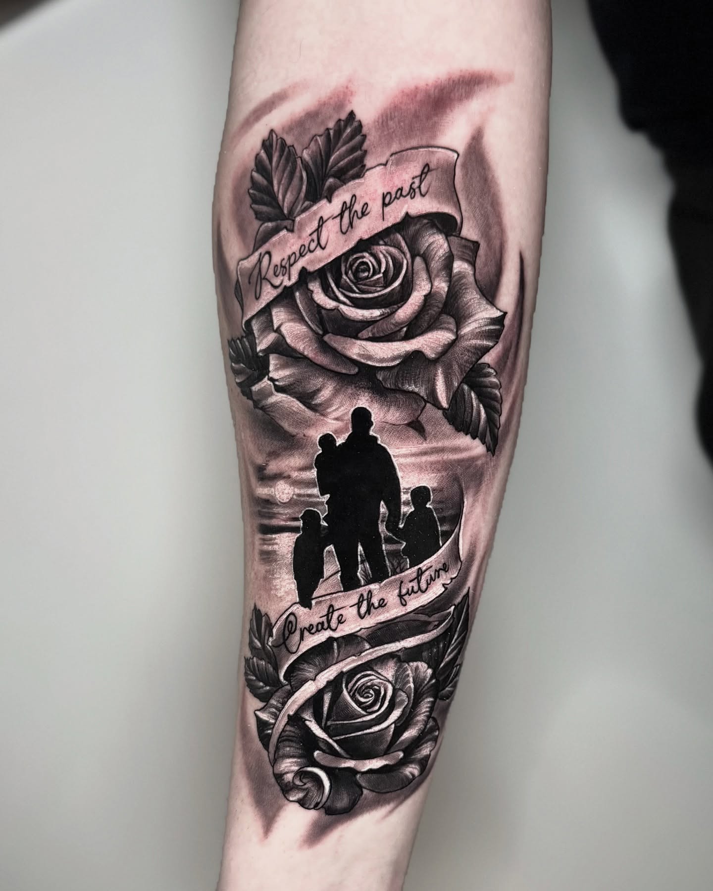Respect the Past Create the Future Family Tattoo family tattoos for men tattoo
