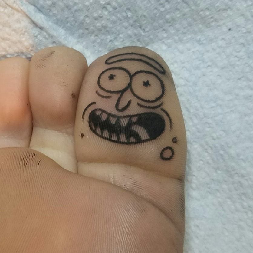 Minimalist & Humorous Character small tattoo ideas for men tattoo