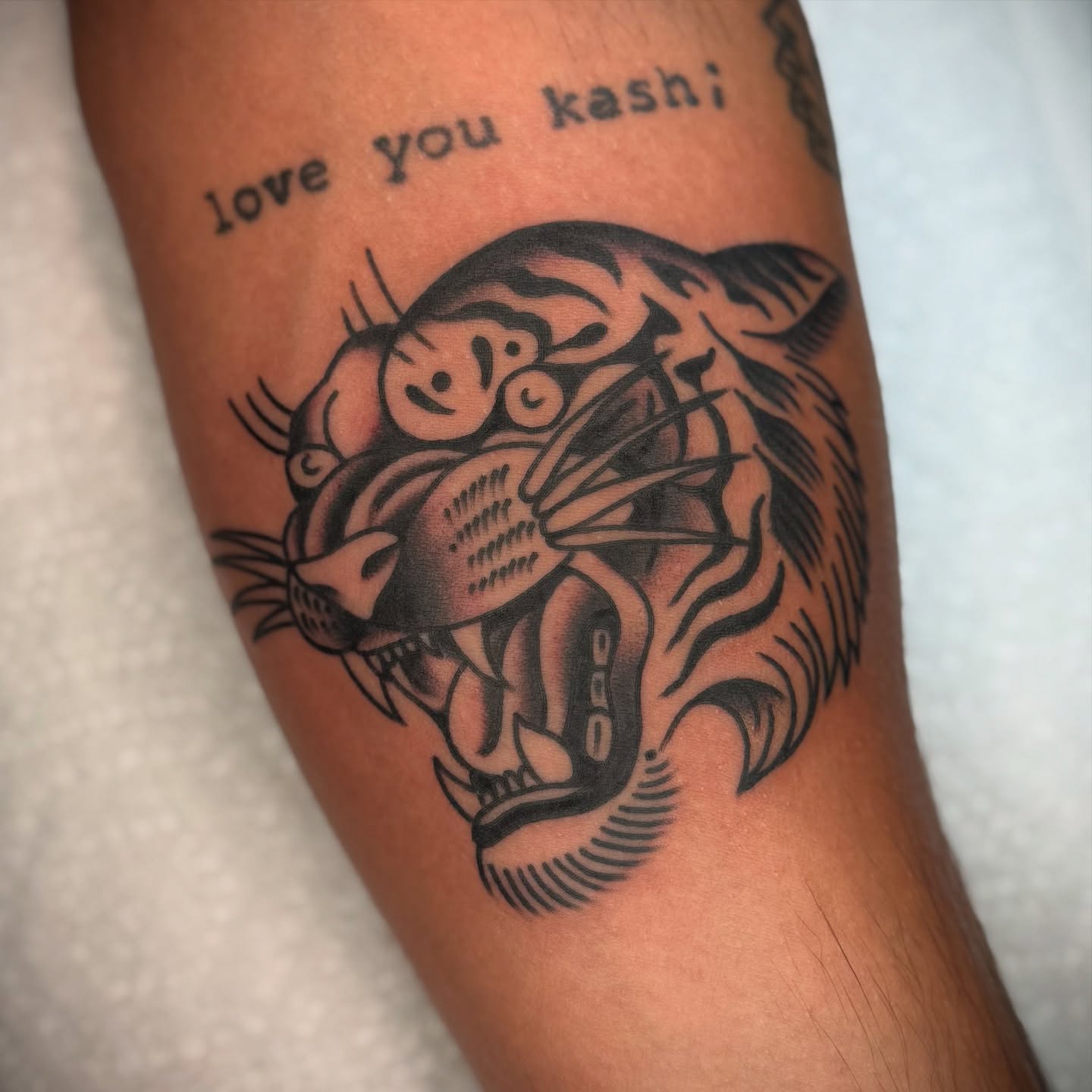 Roaring Tiger Forearm Tattoo forearm tattoos for men with meaning tattoo