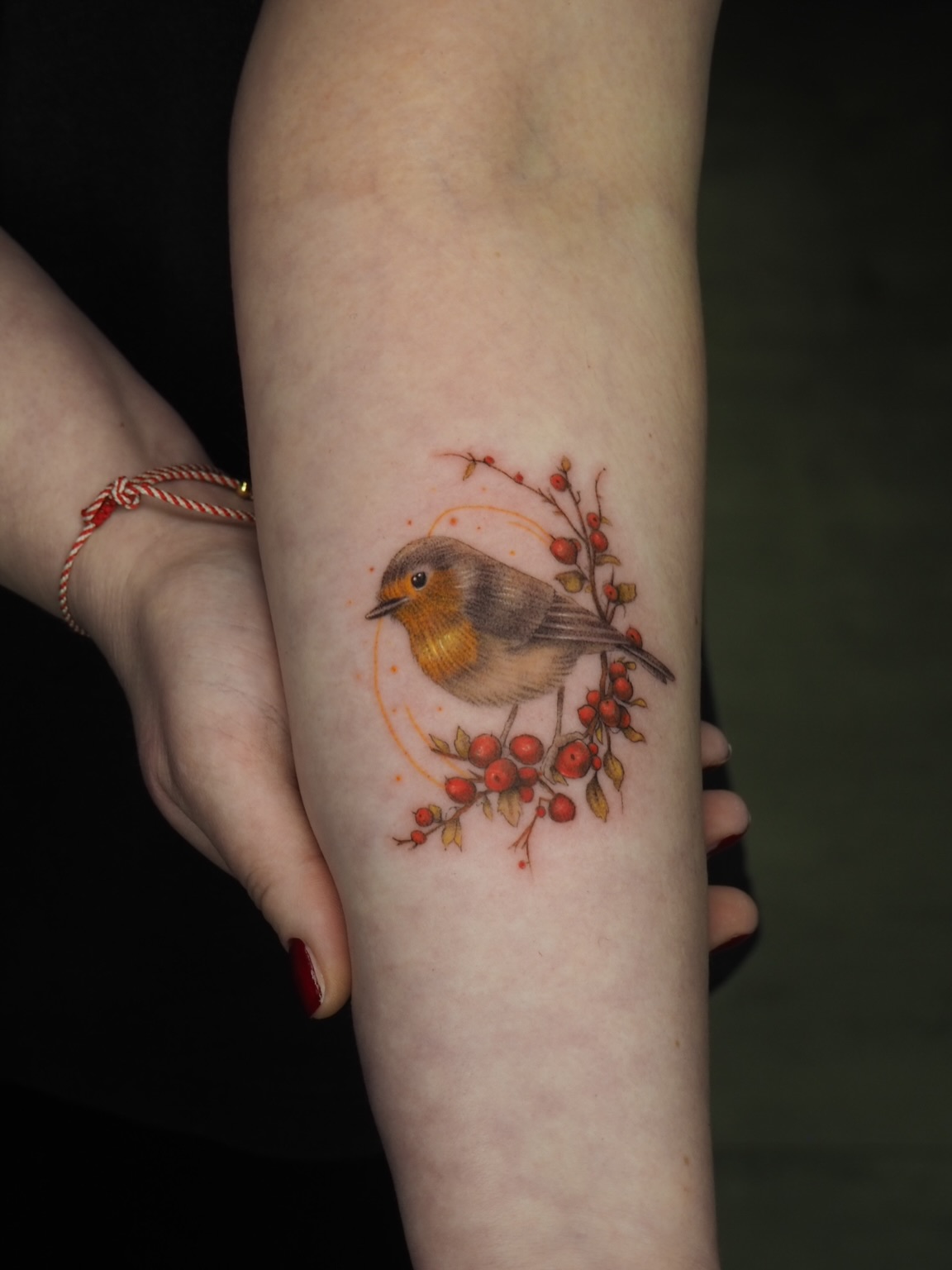 Robin and Berry Branch Tattoo bird tattoos ideas for women tattoo