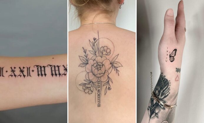 25+ Roman Numeral Tattoo Ideas That Immortalize Anniversaries and Years