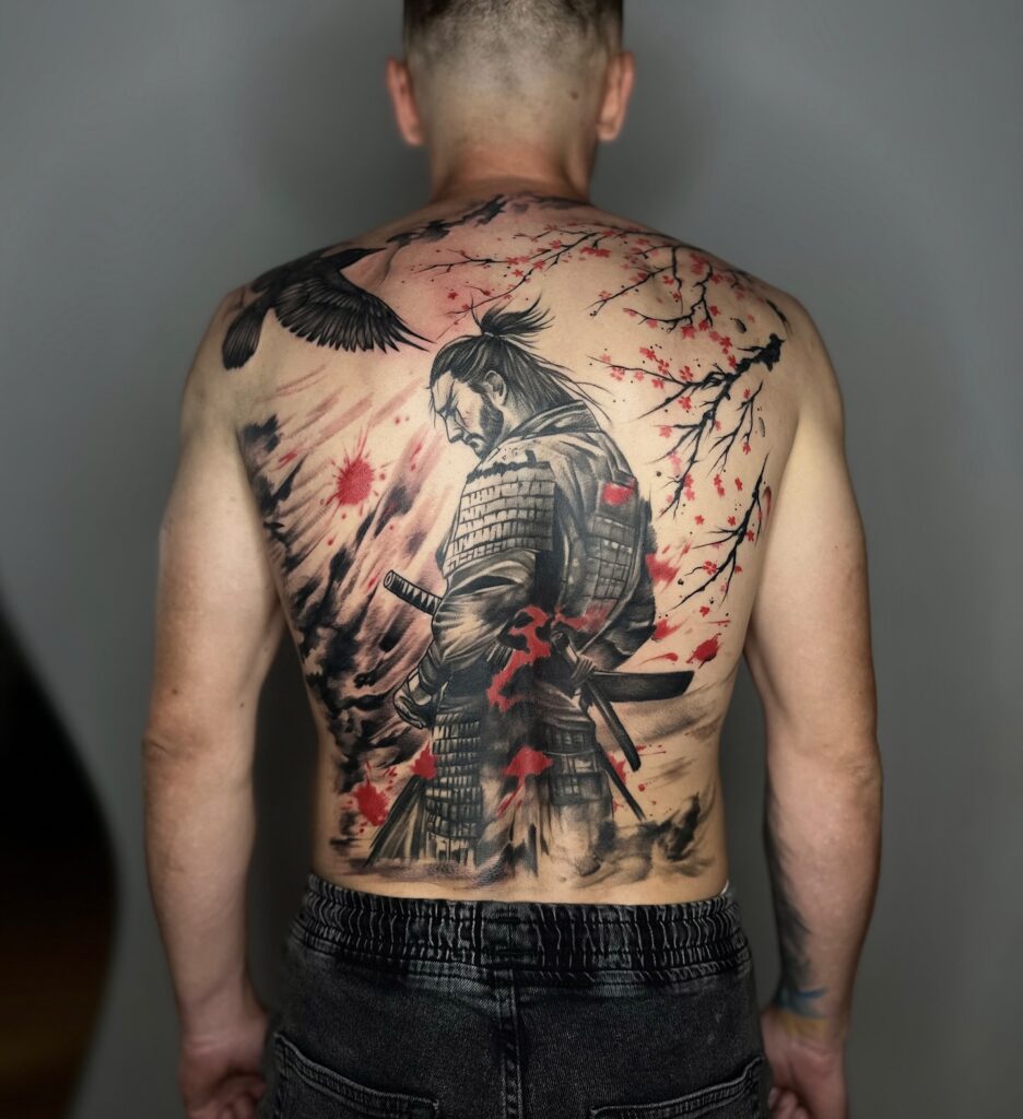 Ronin Samurai Back Tattoo back tattoos for guys tattoo