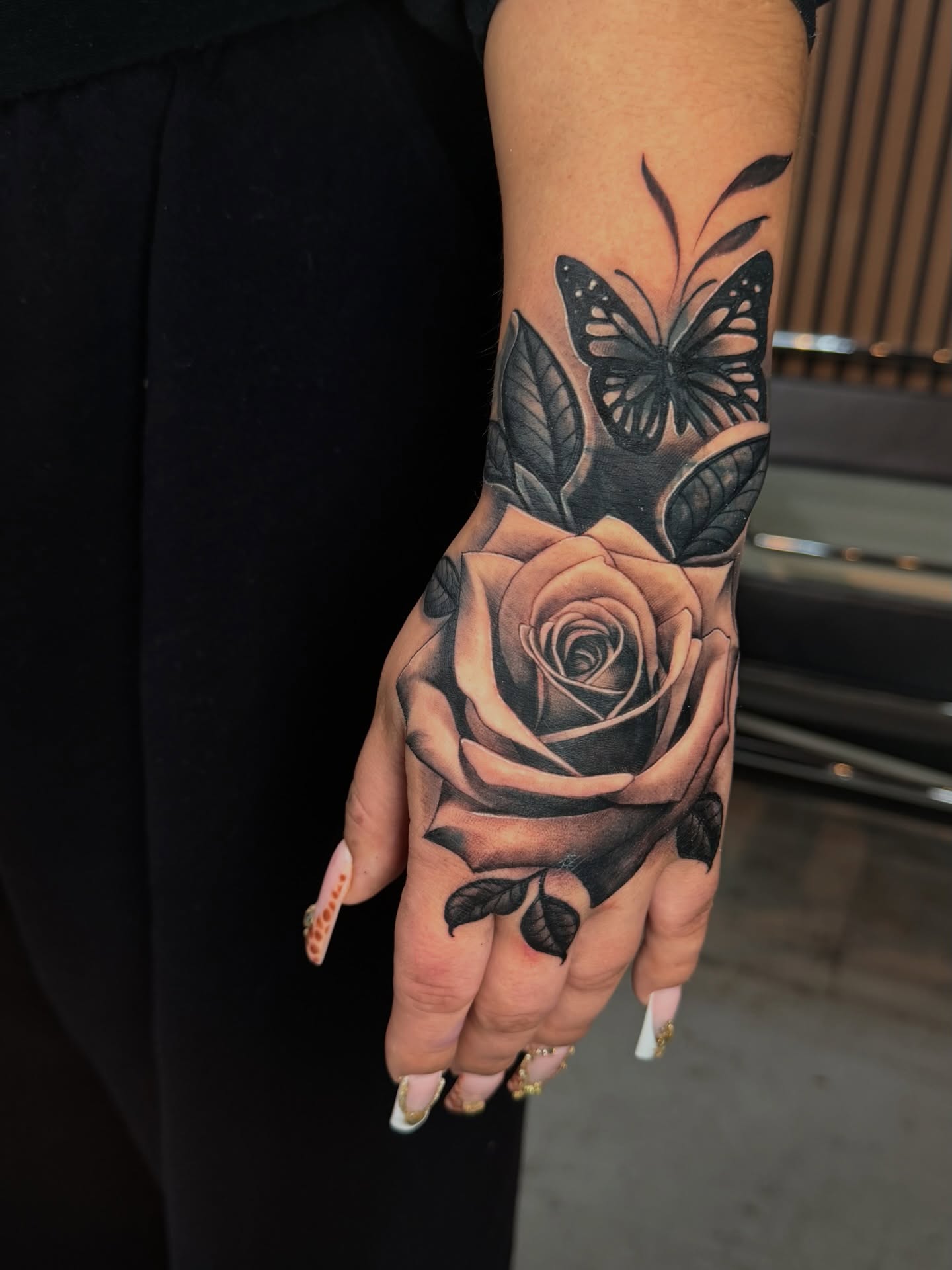 Tiny Charm Hand Tattoos