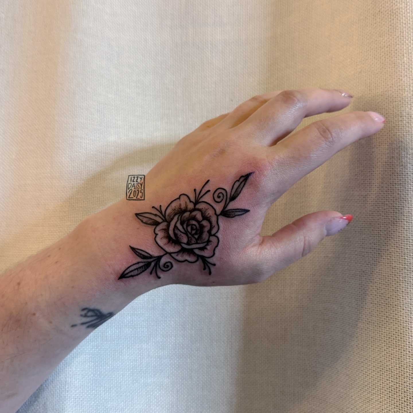 Butterflies Hand Tattoo