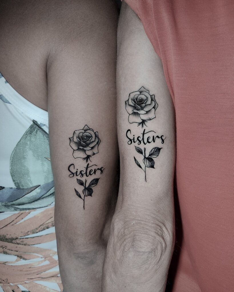 Roses in Bloom sisters tattoos tattoo