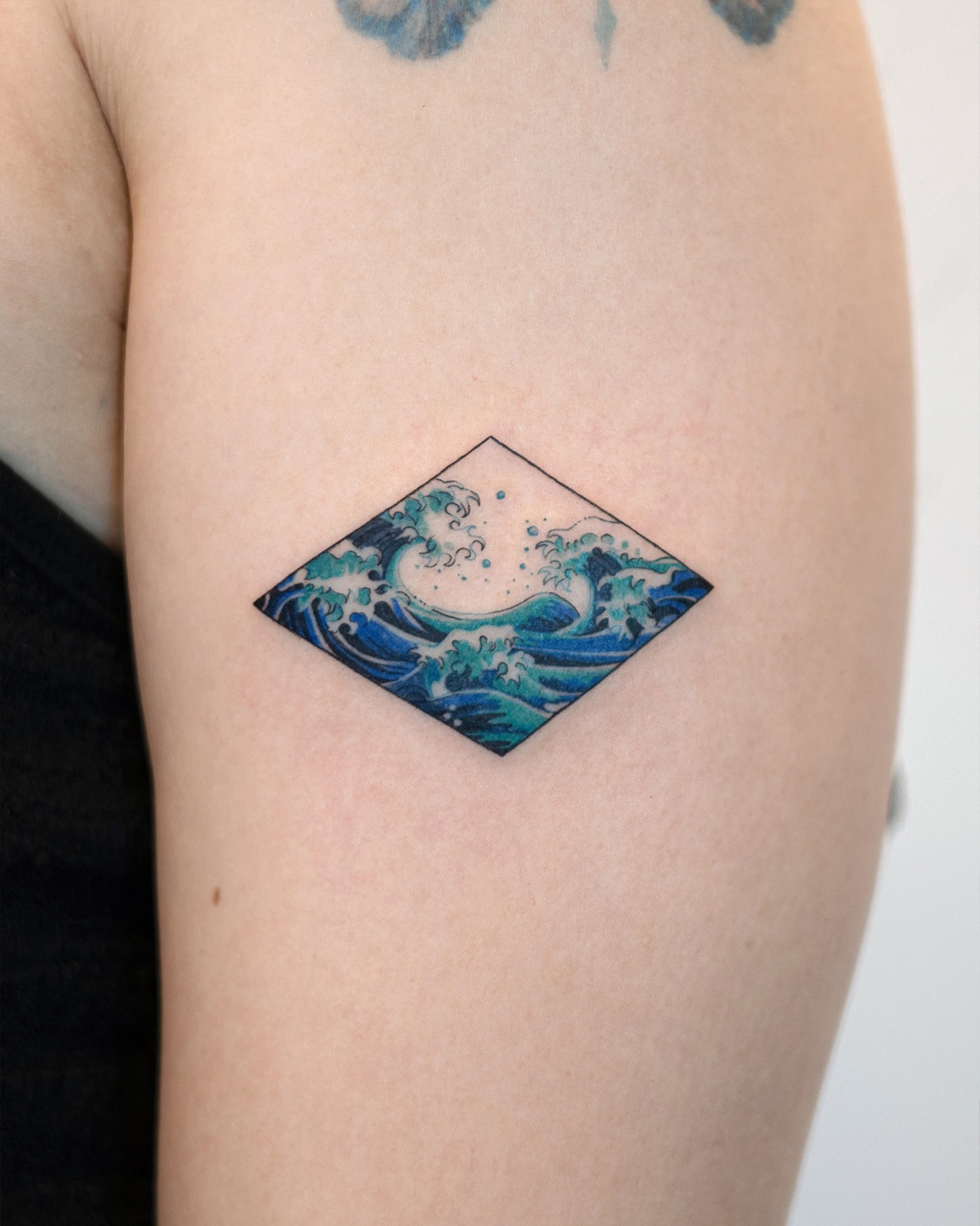 Sacred Geometric Ocean Wave Circle ocean tattoo