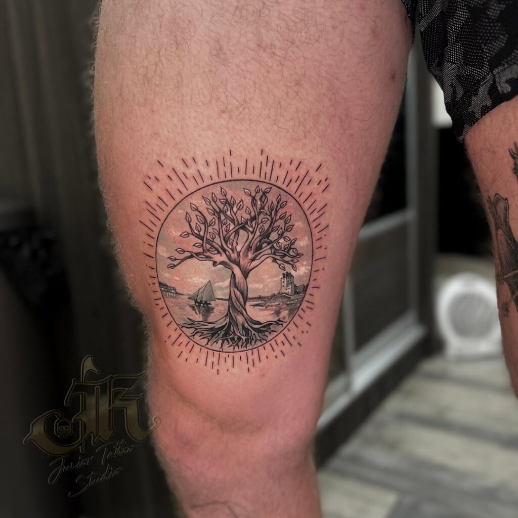 Scenic Family Tree Tattoo family tree tattoos tattoo