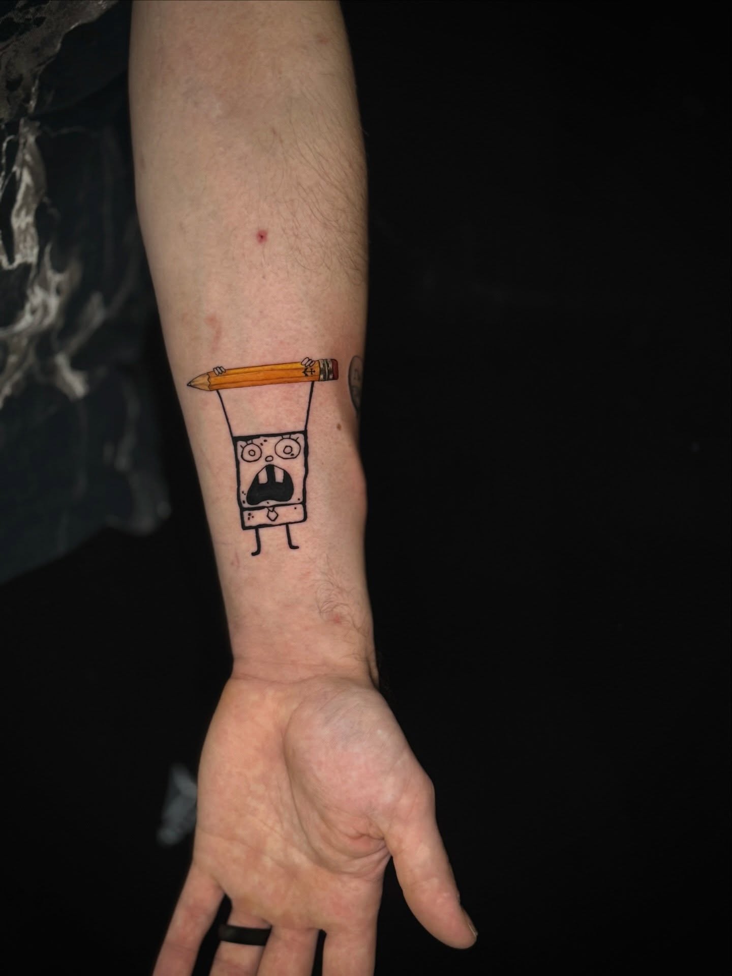 Grumpy Cow Joke Tattoo