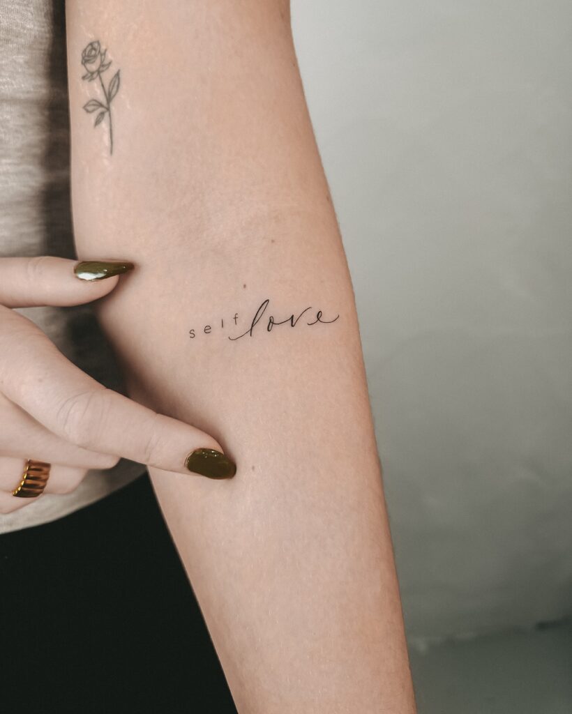Self Love Quote Tattoo meaningful quote tattoos for women tattoo