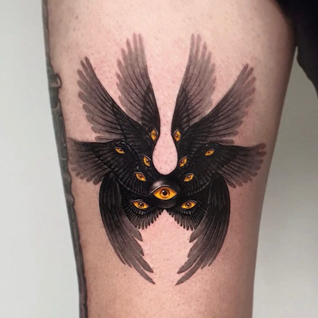 Moonlit Mermaid Tattoo mystical tattoos tattoo