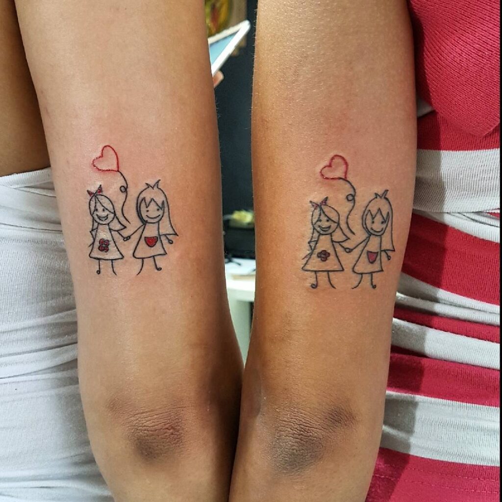 Shared Childhood Memories sisters tattoos tattoo