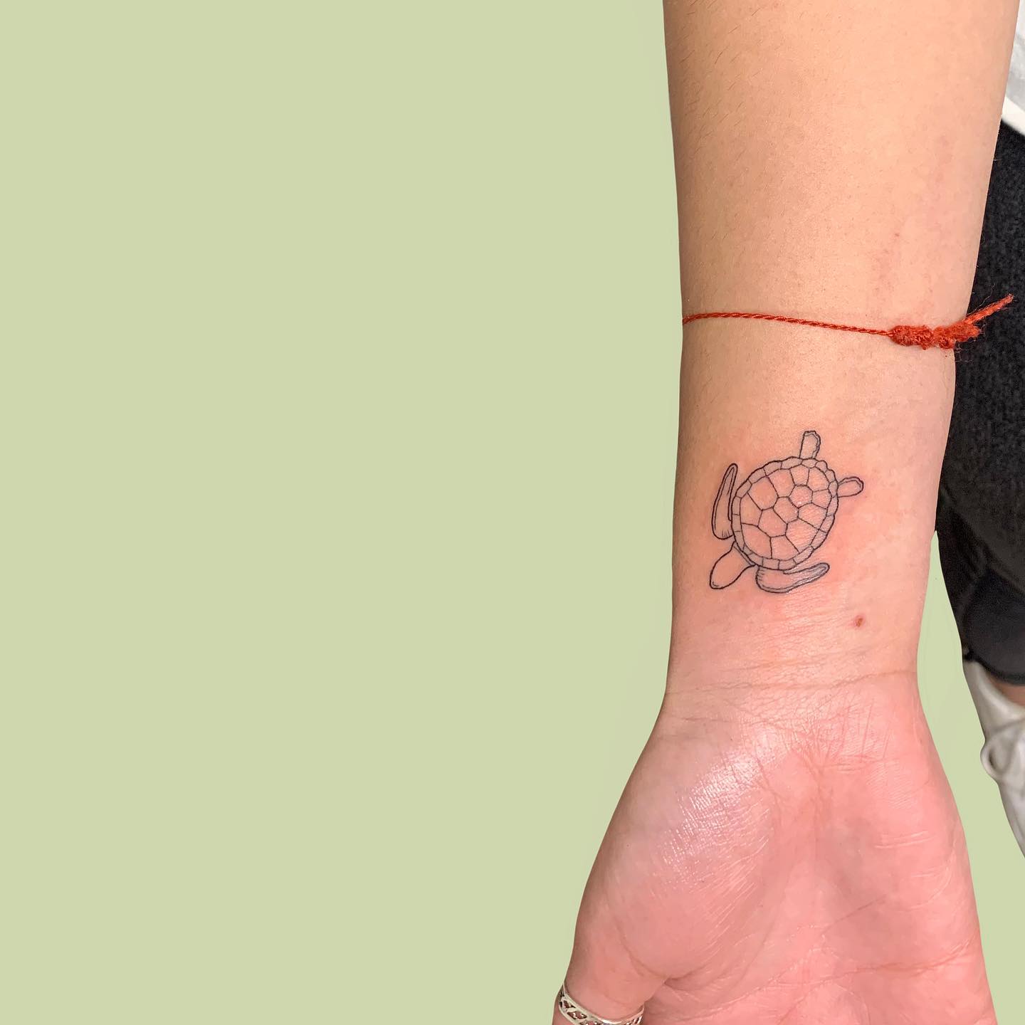 Simple Outline Turtle Tattoo small turtle tattoo ideas tattoo