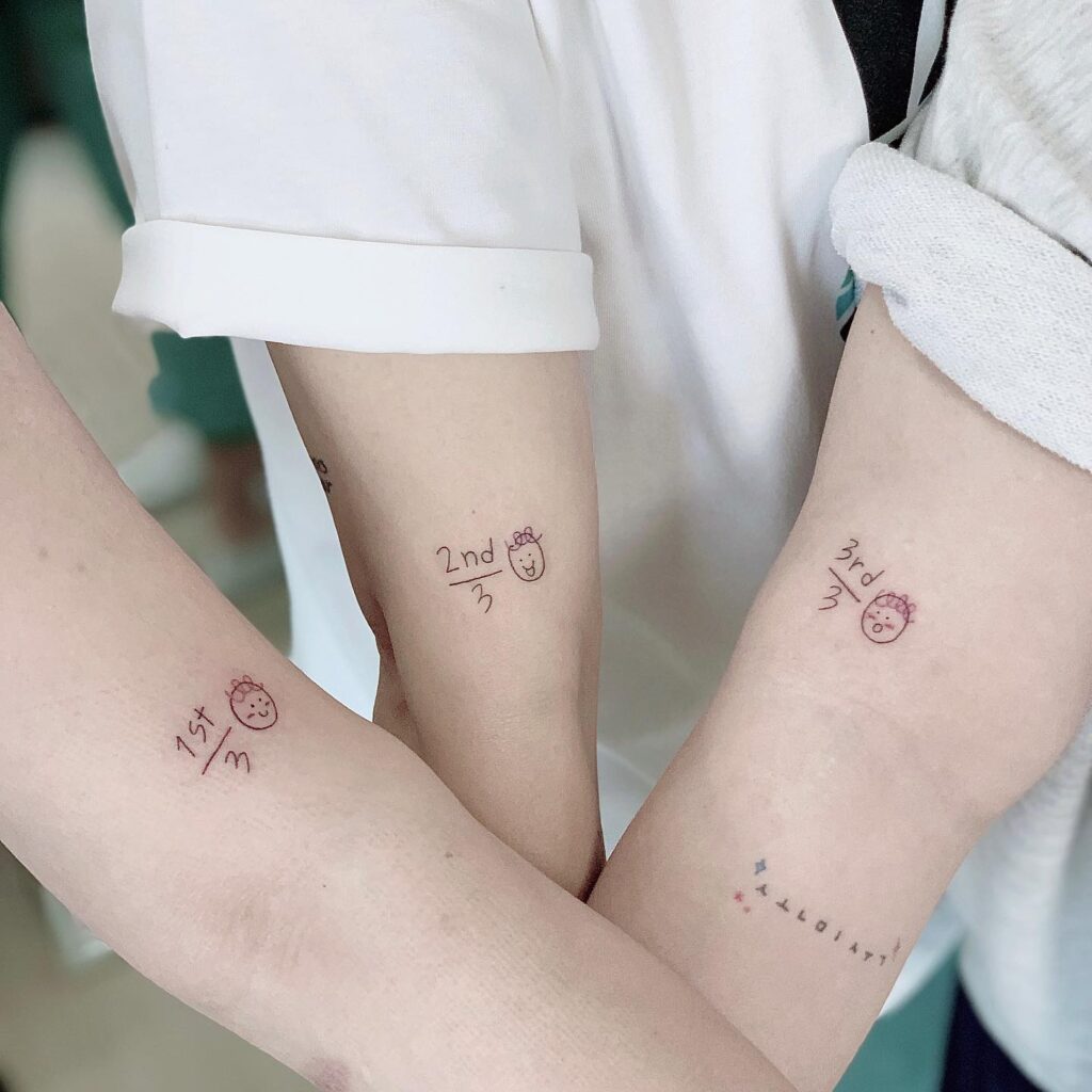 Sister Rank Cuties sisters tattoos tattoo