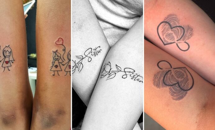 25+ Sister Tattoo Ideas That Show How Inseparable You Truly Are