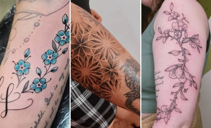 25+ Sleeve Filler Tattoo Ideas for Women Unifying Incomplete Ink Collections
