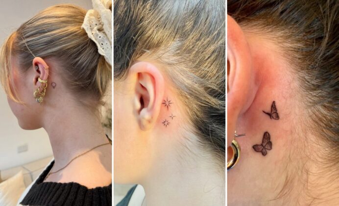 25+ Small Behind the Ear Tattoo Ideas for Women With Secret Charm