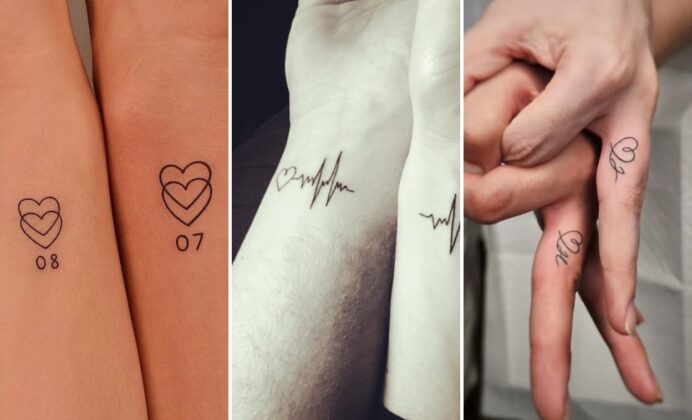 25+ Small Couple Tattoo Ideas Speaking Volumes Through Minimalist Love