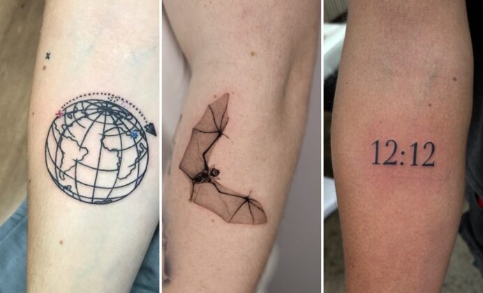 15+ Small Forearm Tattoo Ideas for Men Featuring Crisp Edge and Clean Line