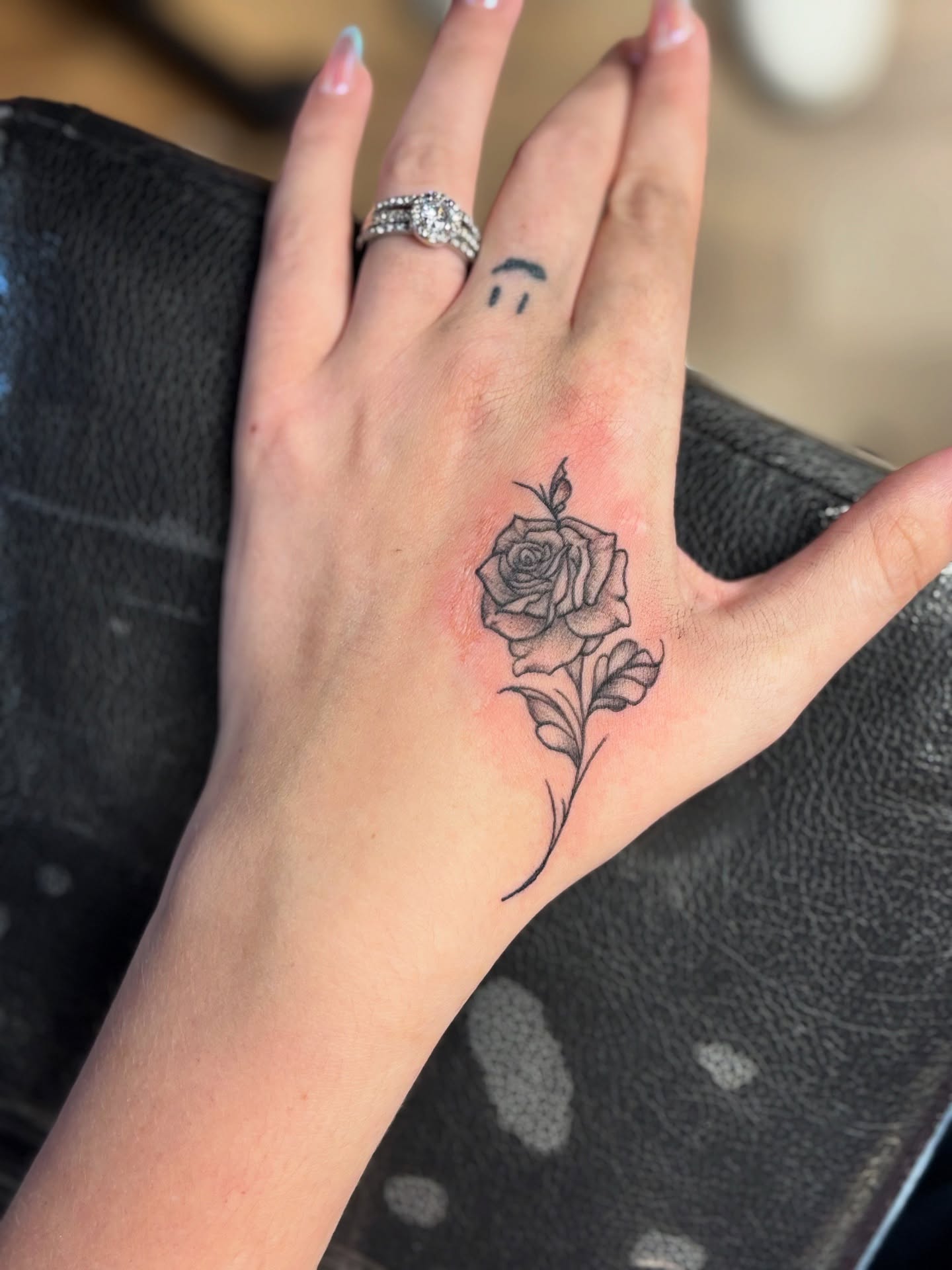 Tribal Heart Hand Tattoo
