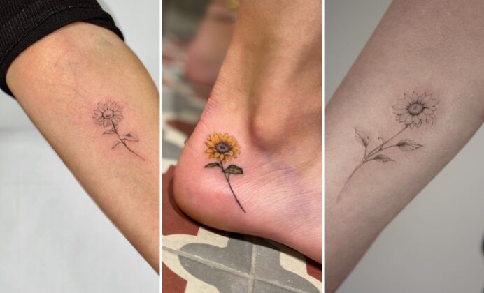 15+ Small Sunflower Tattoo Ideas That Bring Cheerful Radiance Anywhere