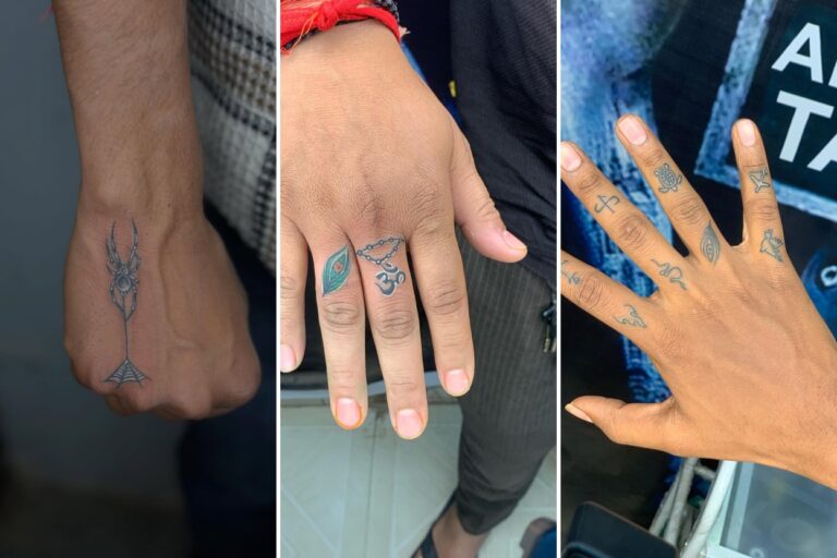 Aesthetic small tattoos ideas for men and delicate ink ideas collage