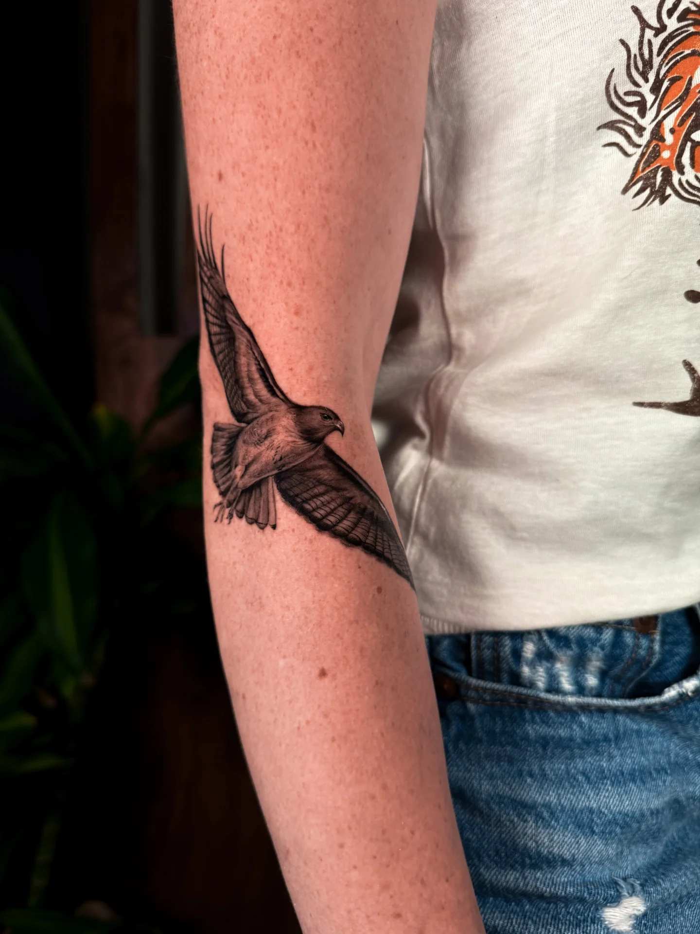 Soaring Hawk Tattoo bird tattoos ideas for women tattoo