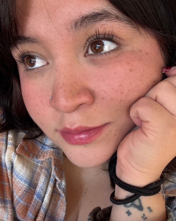 Fresh Red Freckles Tattoo With Bold Definition