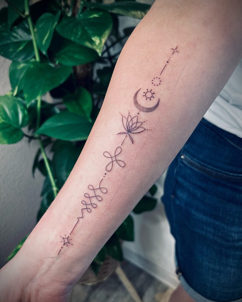 Mystical Tree Spirit Tattoo