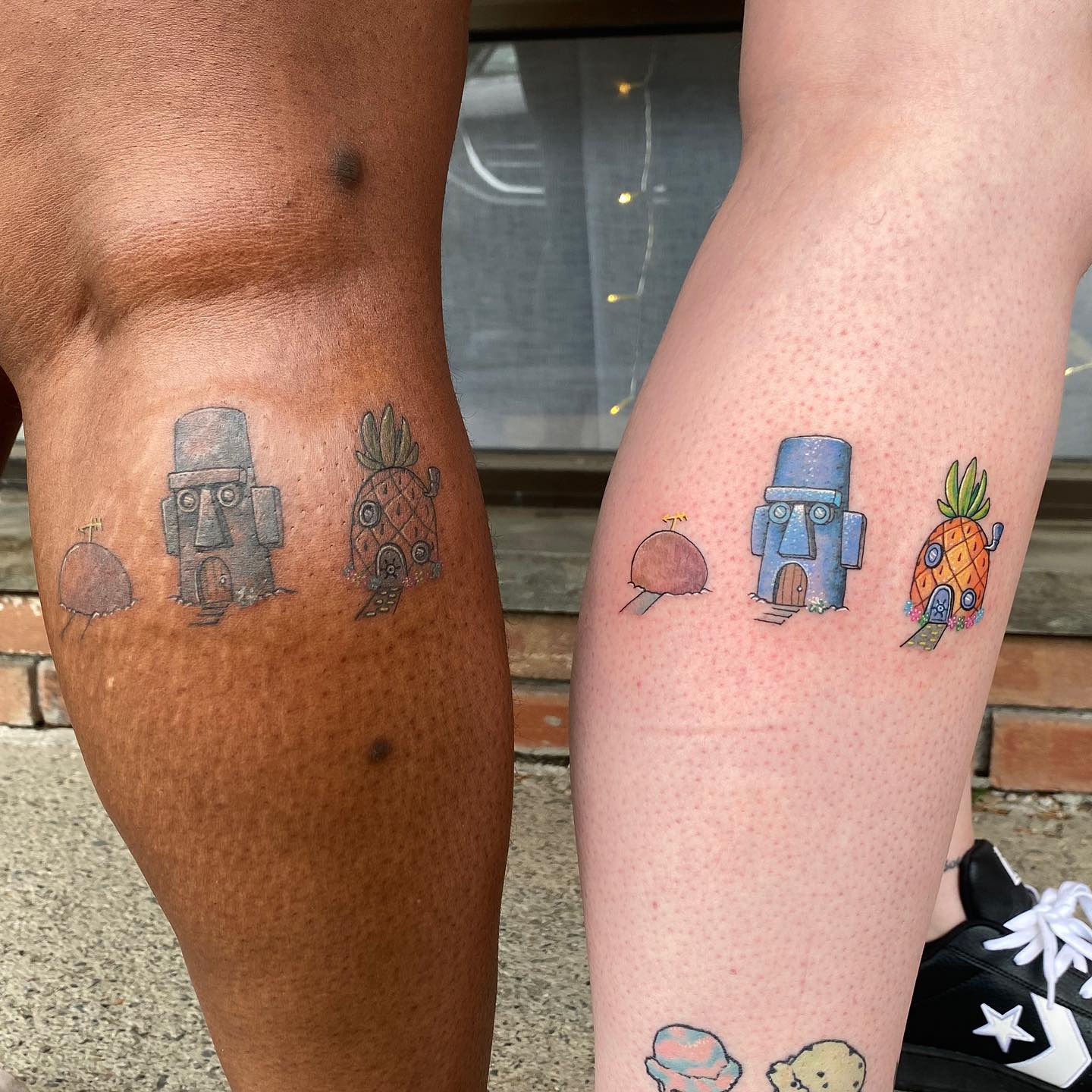 SpongeBob Neighborhood Bestie Tattoo bestie tattoo ideas tattoo