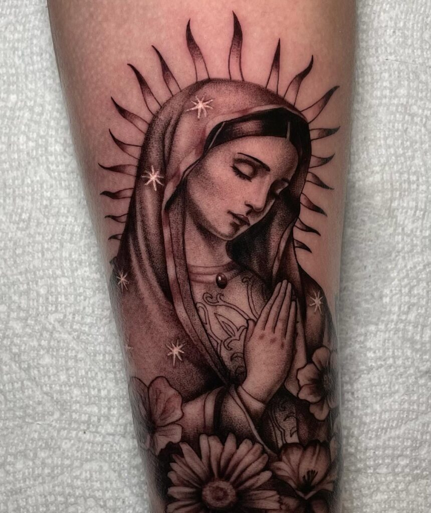 Our Lady of Guadalupe Icon Tattoo virgin mary tattoos tattoo