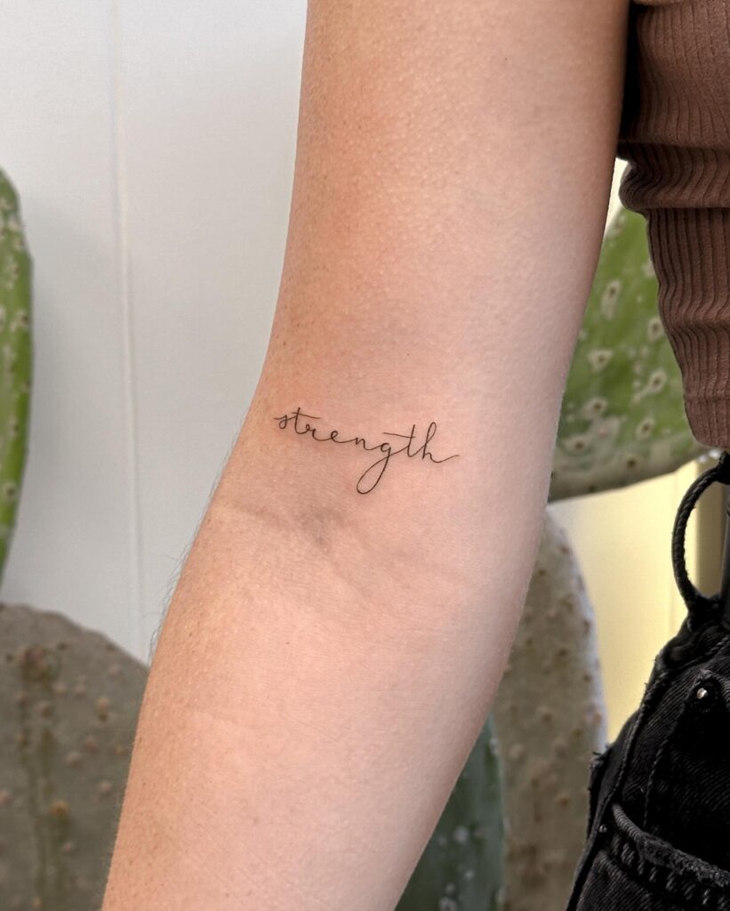 Strength Quote Tattoo meaningful quote tattoos for women tattoo