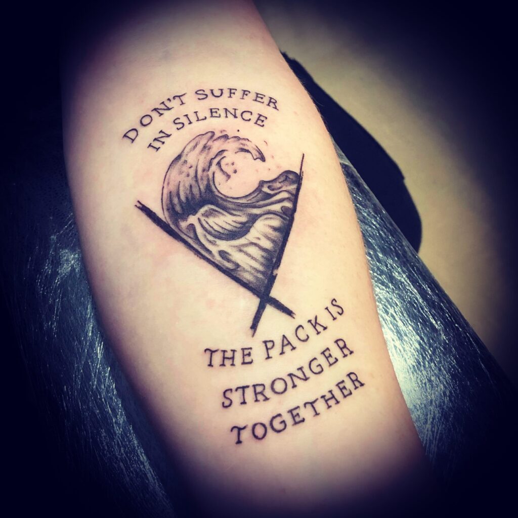 Stronger Together Pack Tattoo meaningful quote tattoos for women tattoo