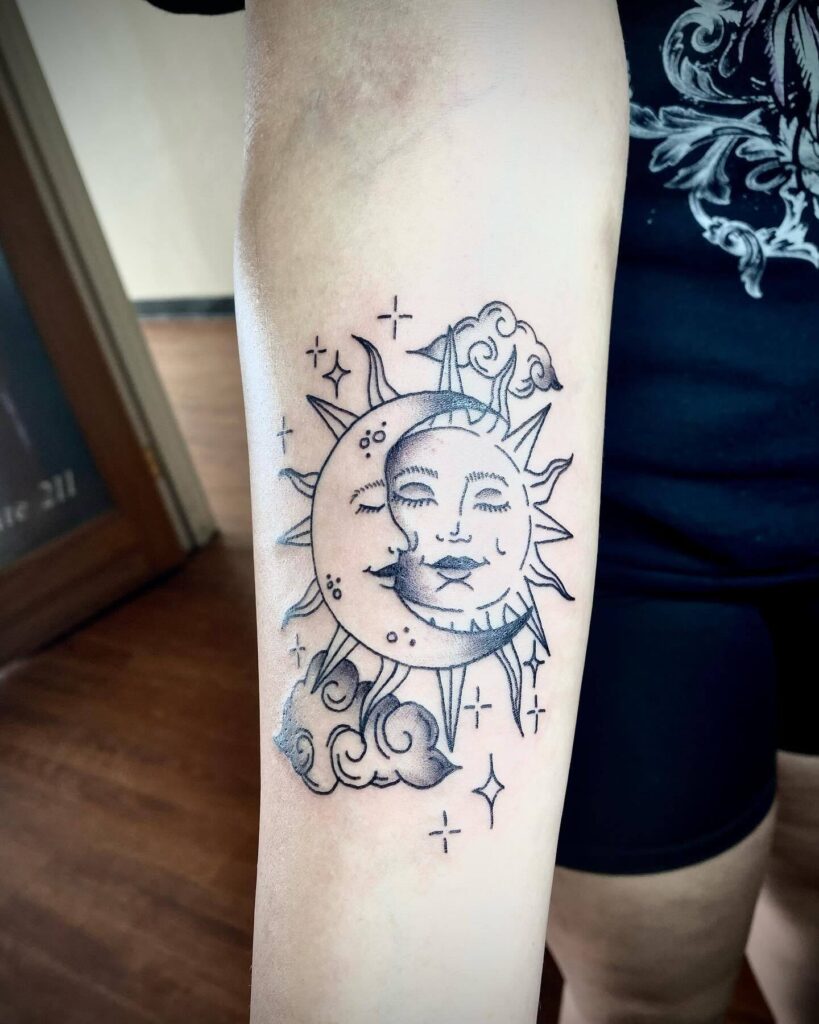 Sun & Moon Harmony meaningful tattoos to check out tattoo