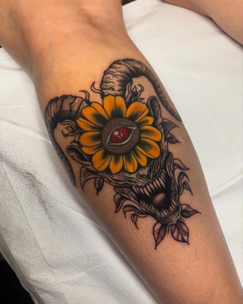 Variegated Monstera Adansonii Tattoo earthy tattoo ideas tattoo