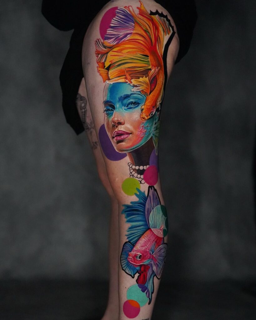 Ribbon Flow Tattoo ethereal tattoos tattoo