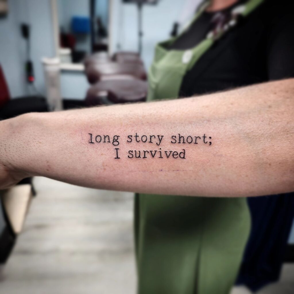 Survivor&rsquo;s Semi-Colon Tattoo meaningful semicolon tattoo ideas tattoo