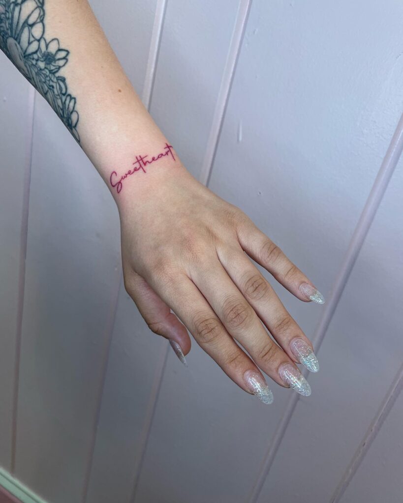 Inverse Charm Wrist Tattoos
