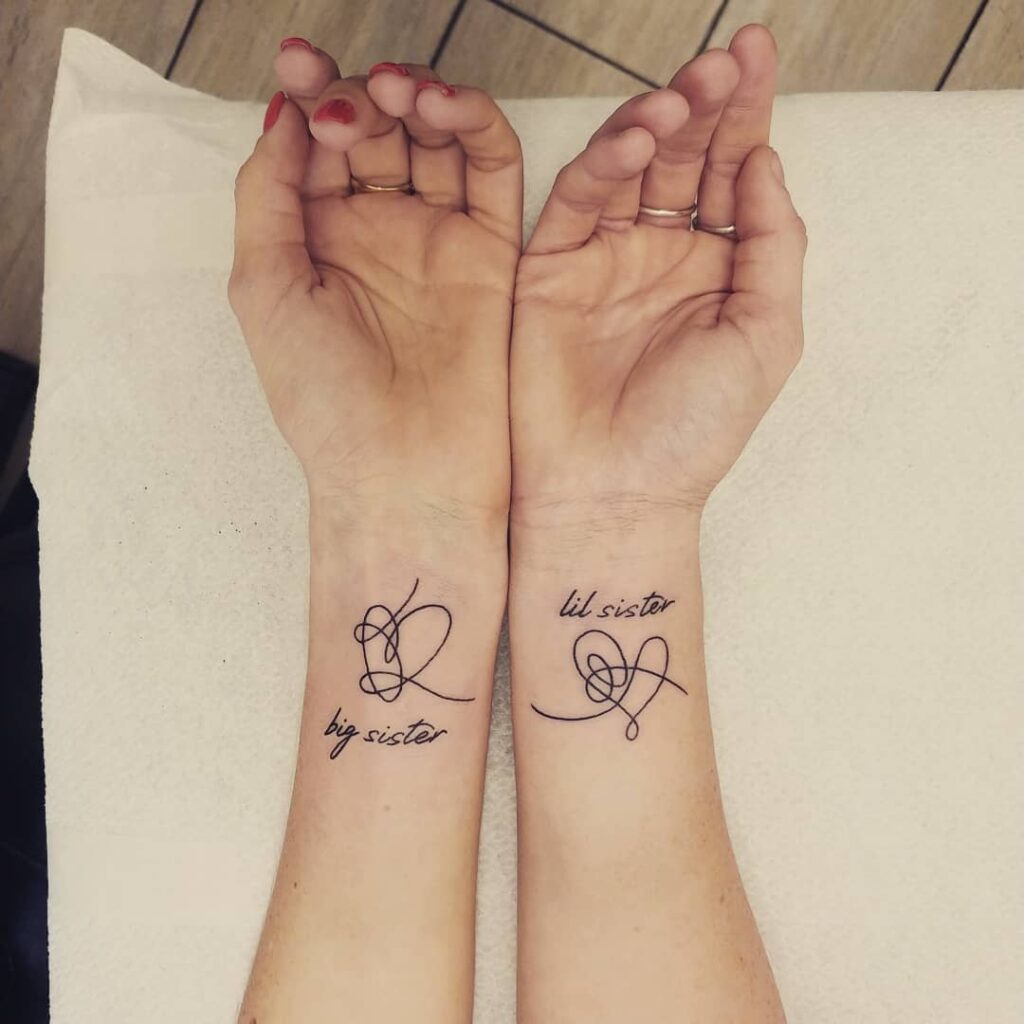 Tangled Hearts, Strong Bond sisters tattoos tattoo