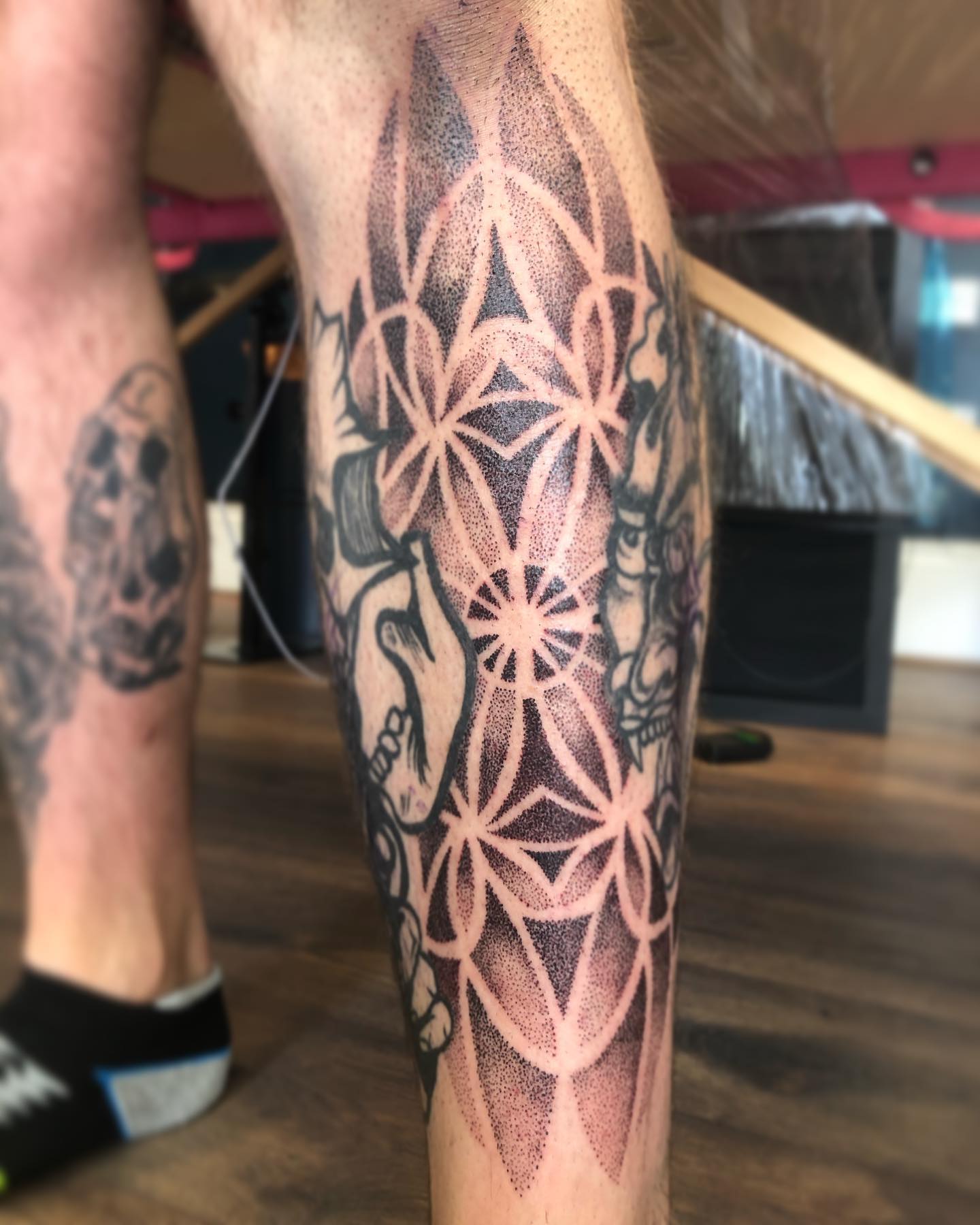 Sacred Geometry Gap Filler Tattoo
