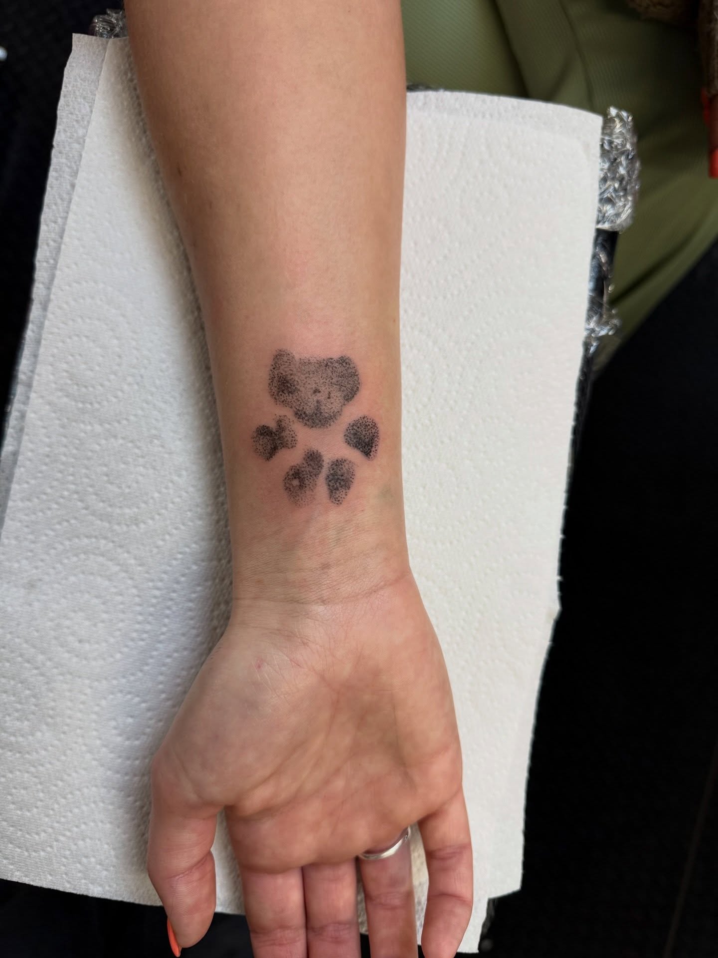 Three Pawprint Impressions Tattoo pawprint tattoo ideas tattoo
