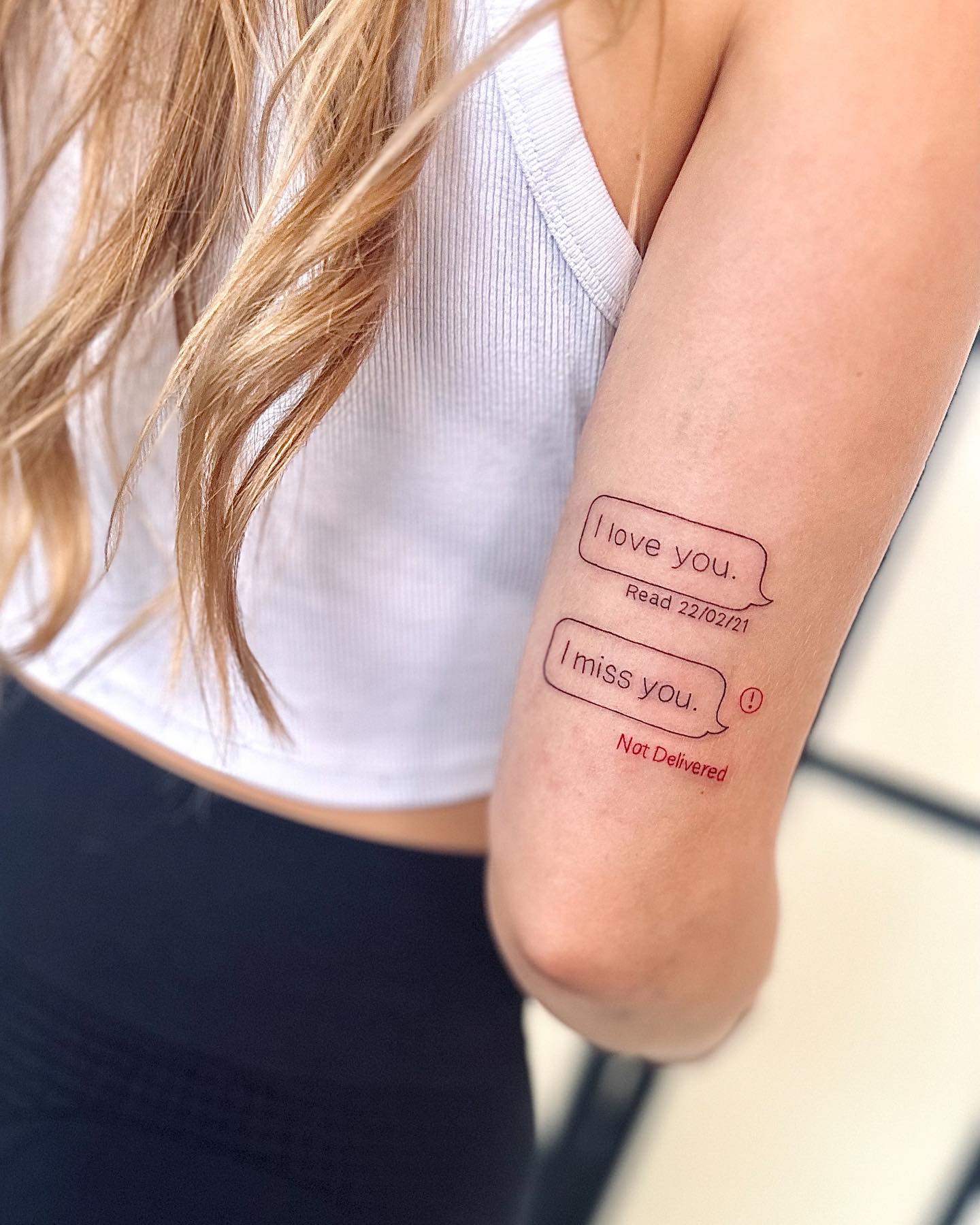 Text Message Fine Line Tattoo fine line tattoo ideas with meaning tattoo