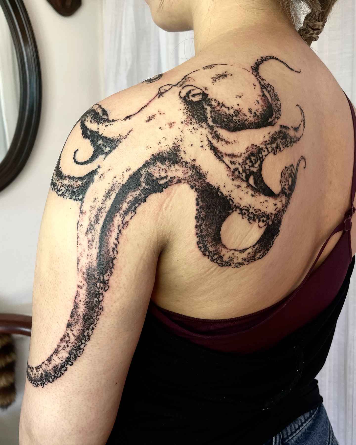 Realistic Octopus Sleeve Tattoo octopus tattoos tattoo