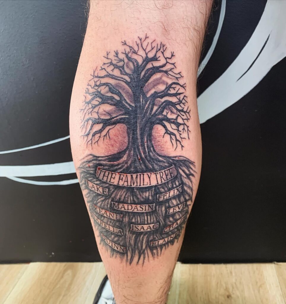 The Family Tree Tribute Tattoo family tree tattoos tattoo