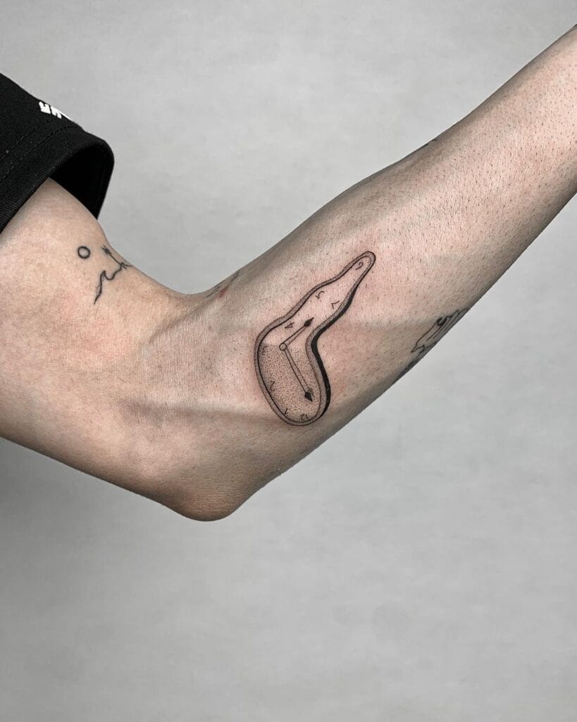 Mountain Range & Wave Yin-yang small tattoo ideas for men tattoo