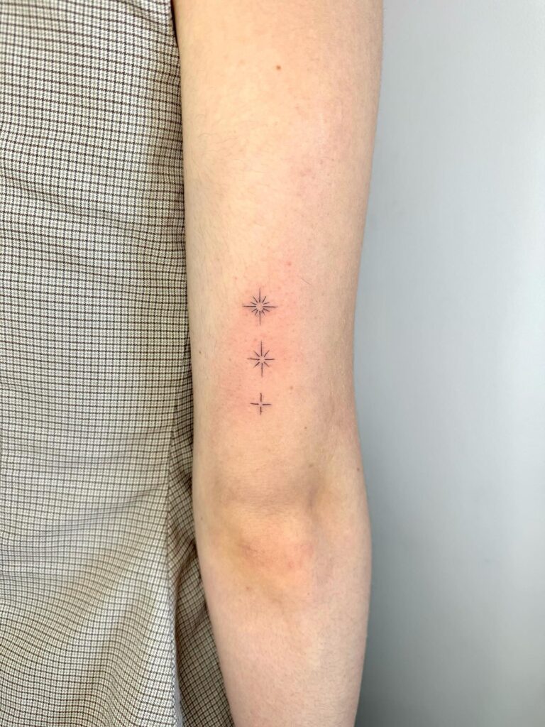 Swirly Ghibli Star Children Tattoo