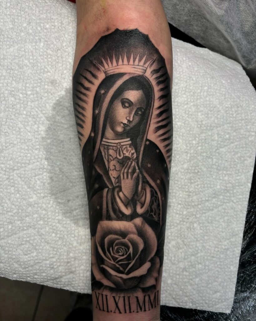 Devotional Grace Virgin Mary Tattoo virgin mary tattoos tattoo