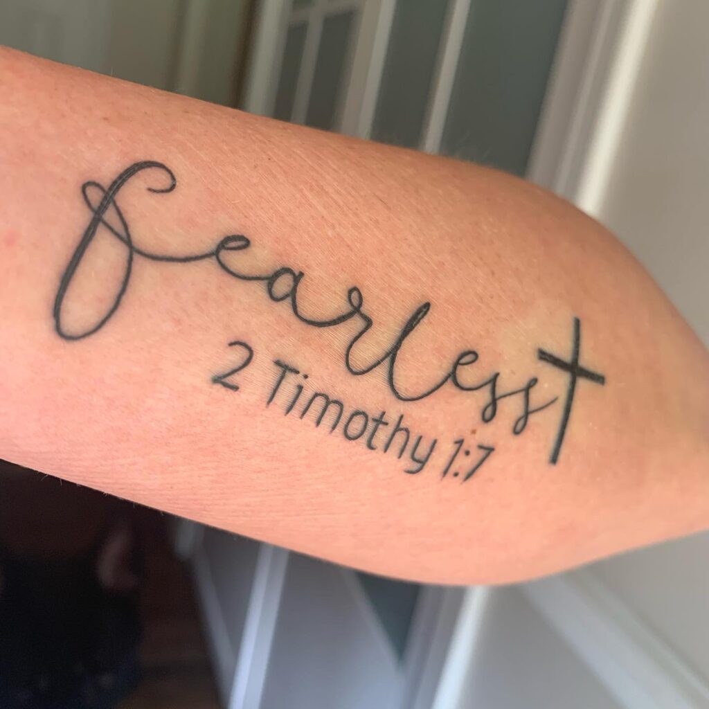 Psalm 465 Foot Tattoo