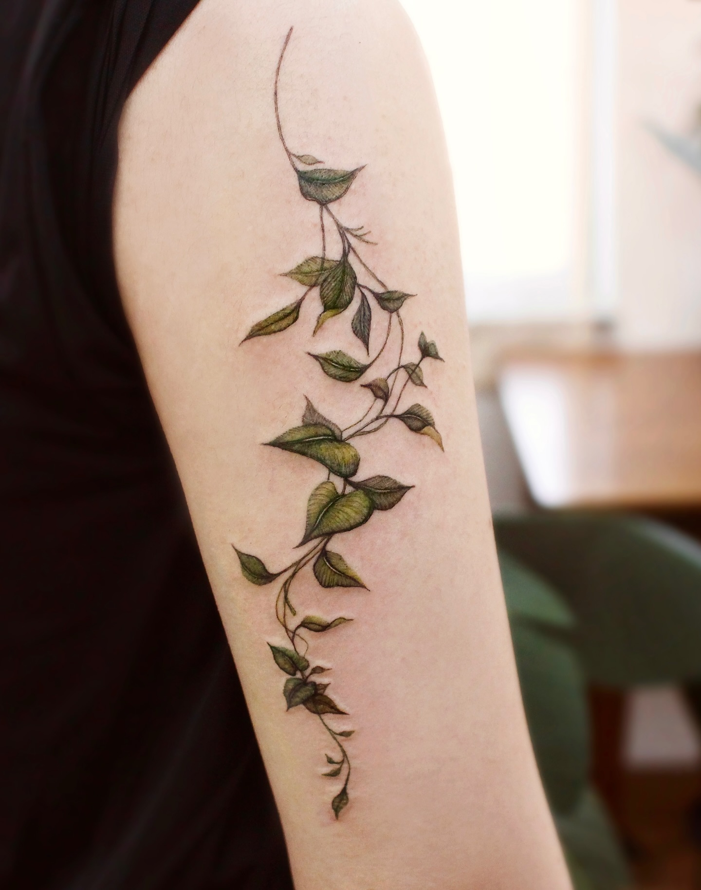 Minimalist Vine Tattoo on Forearm vine tattoos tattoo