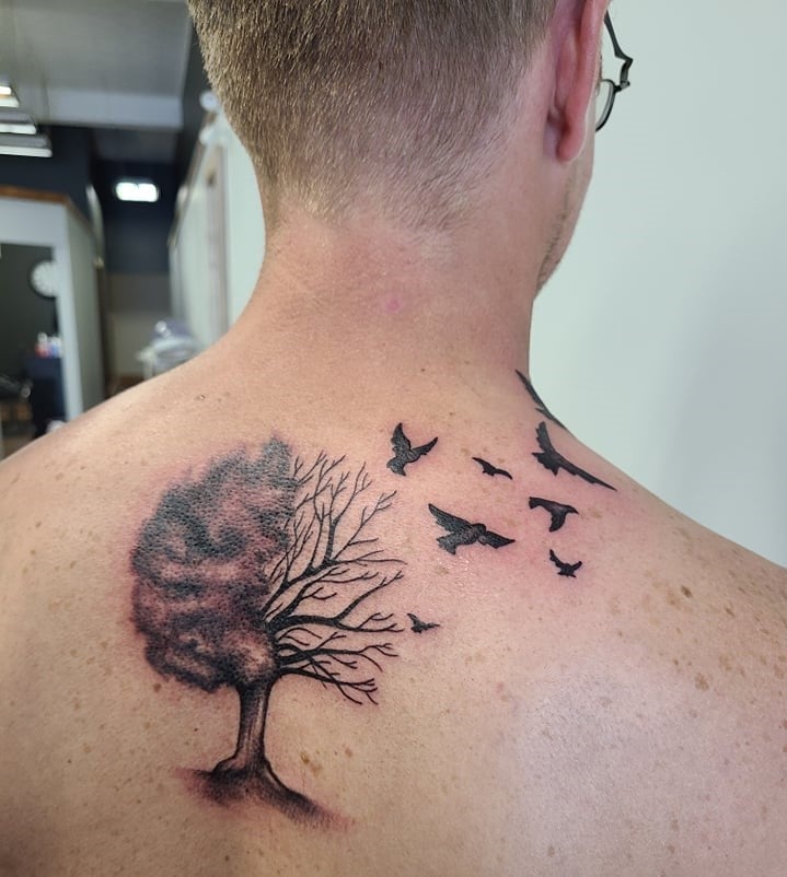 Tree of Life and Freedom Tattoo family tree tattoos tattoo