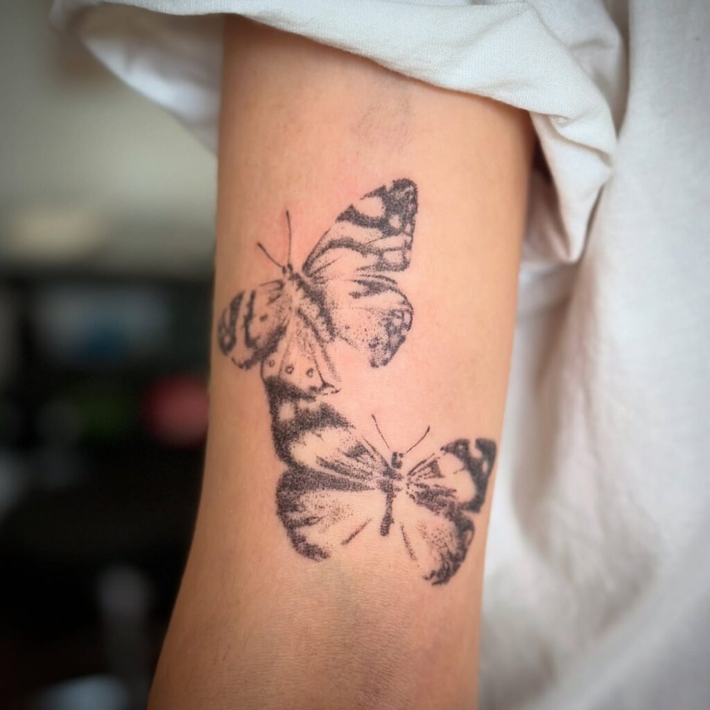 Sunflower Shoulder Tattoo